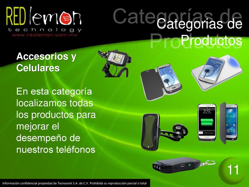 Categorías de Productos