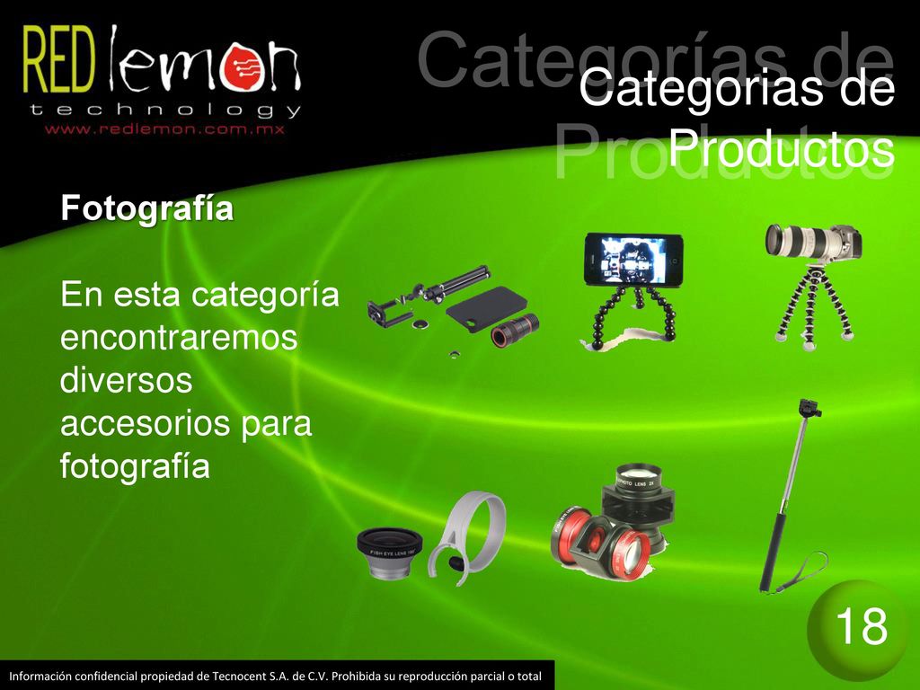 Categorías de Productos