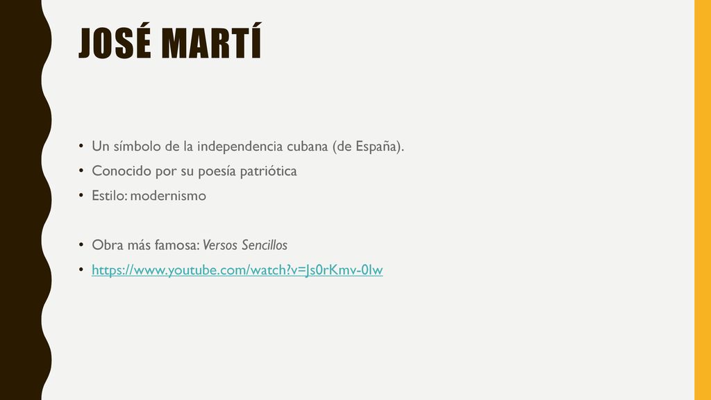 José Martí Un símbolo de la independencia cubana (de España).