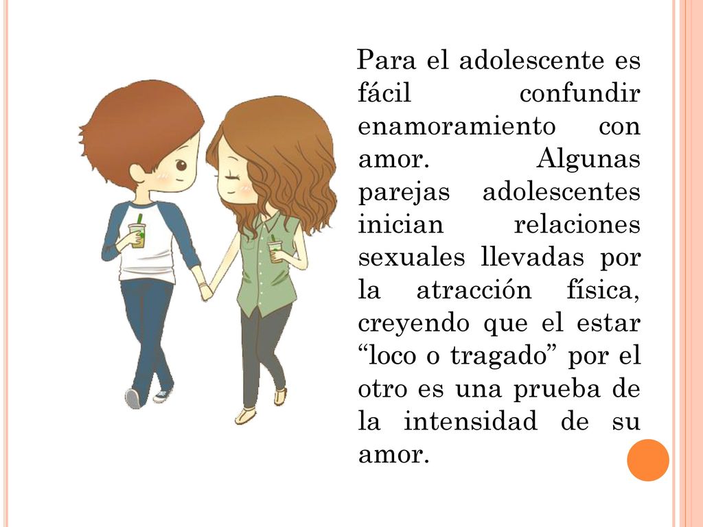 Para el adolescente es fácil confundir enamoramiento con amor