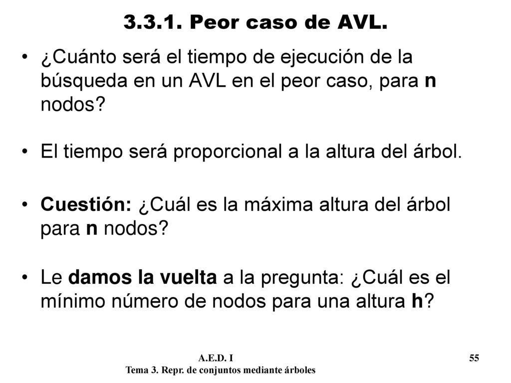 El tiempo será proporcional a la altura del árbol.