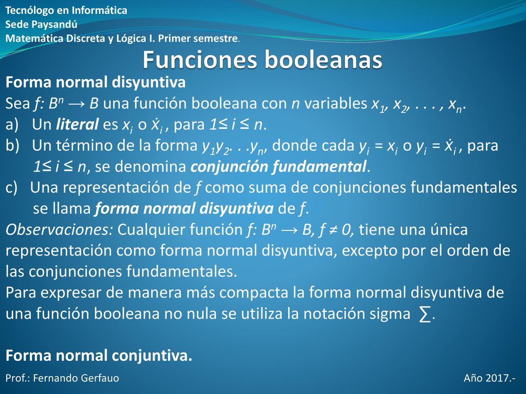 Matematica Discreta Y Logica 1 Ppt Descargar