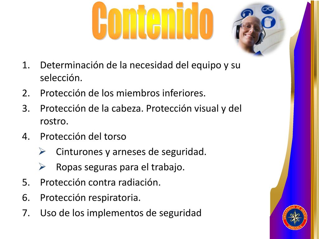 Contenido Determinación de la necesidad del equipo y su selección.
