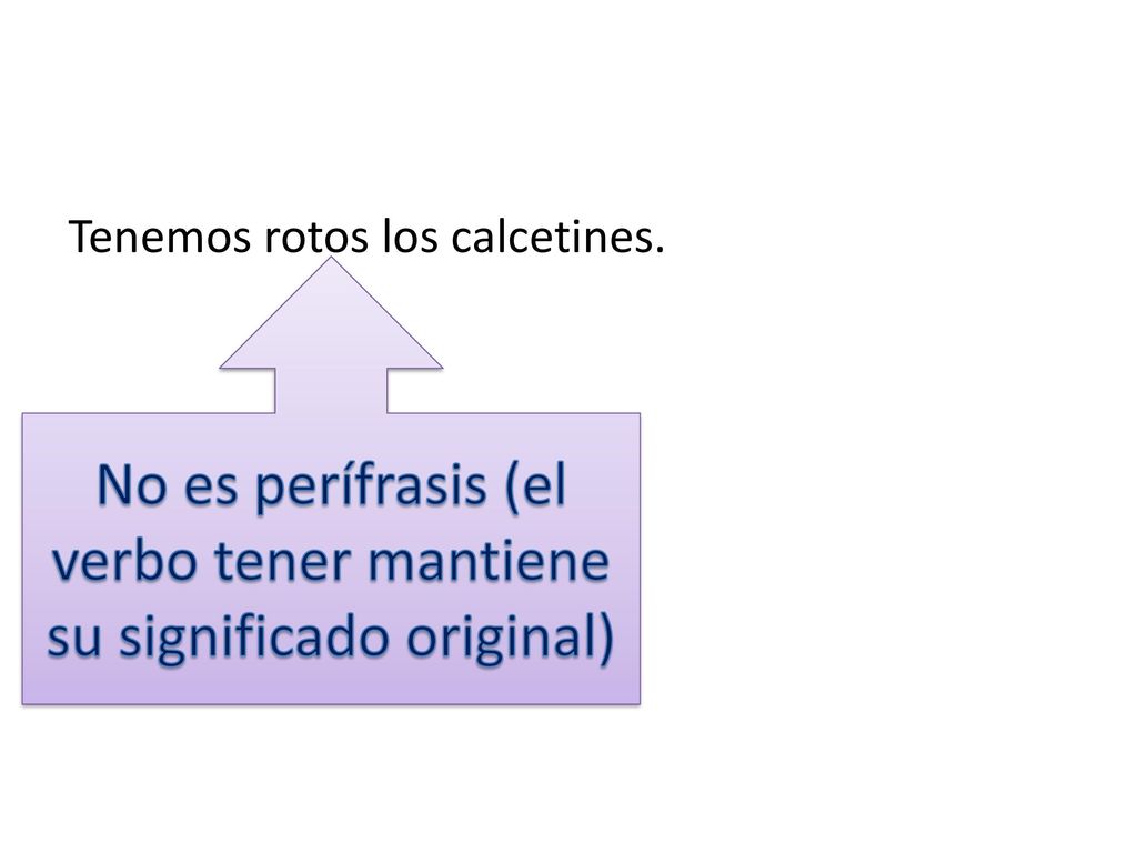 No es perífrasis (el verbo tener mantiene su significado original)