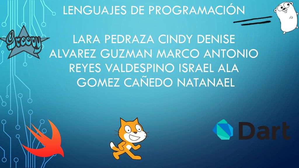 Lenguajes de programación Lara Pedraza Cindy Denise Alvarez Guzman Marco Antonio Reyes Valdespino Israel ALA Gomez Cañedo natanael