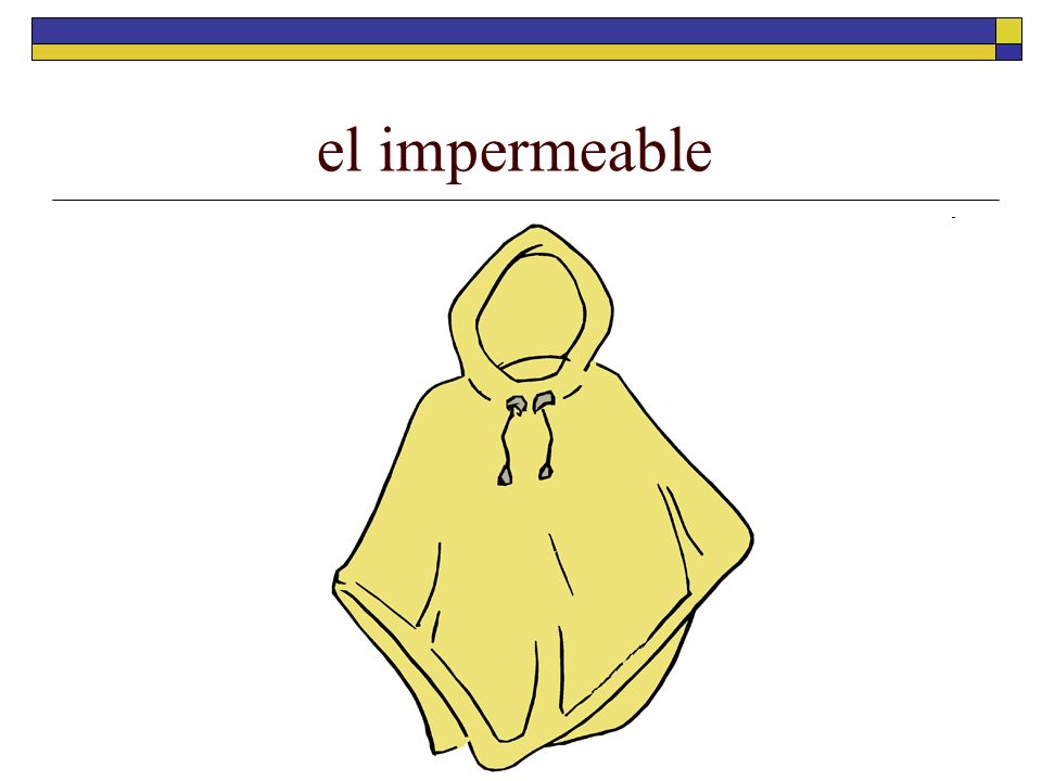 el impermeable