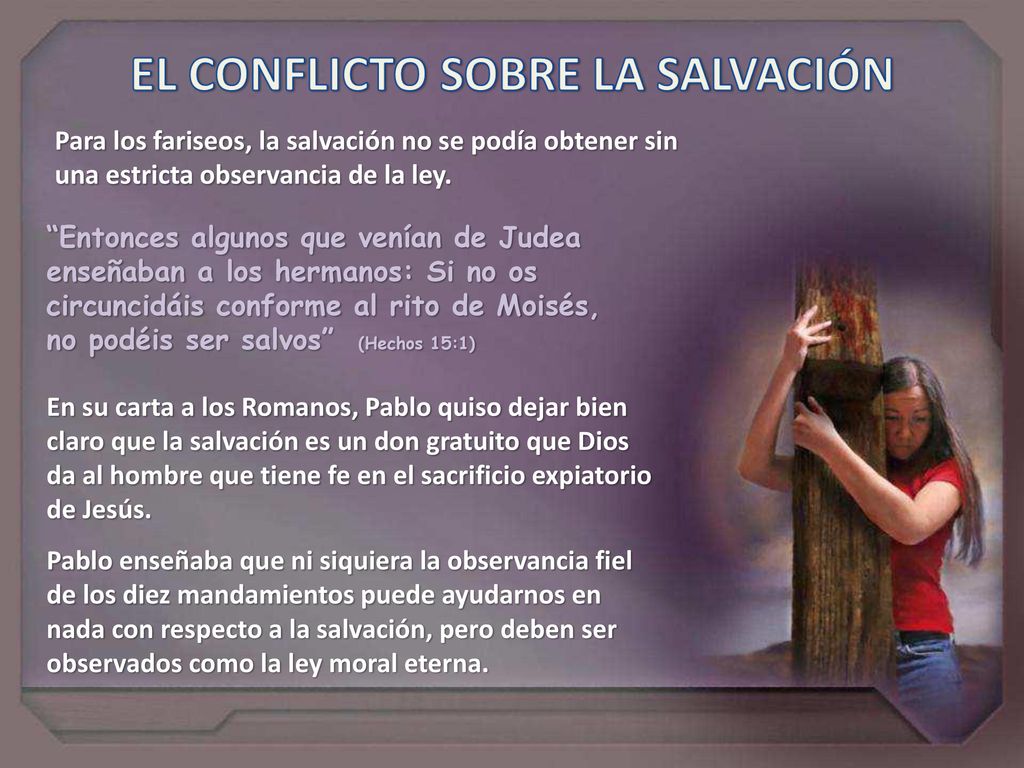 Para los fariseos, la salvación no se podía obtener sin una estricta observancia de la ley.