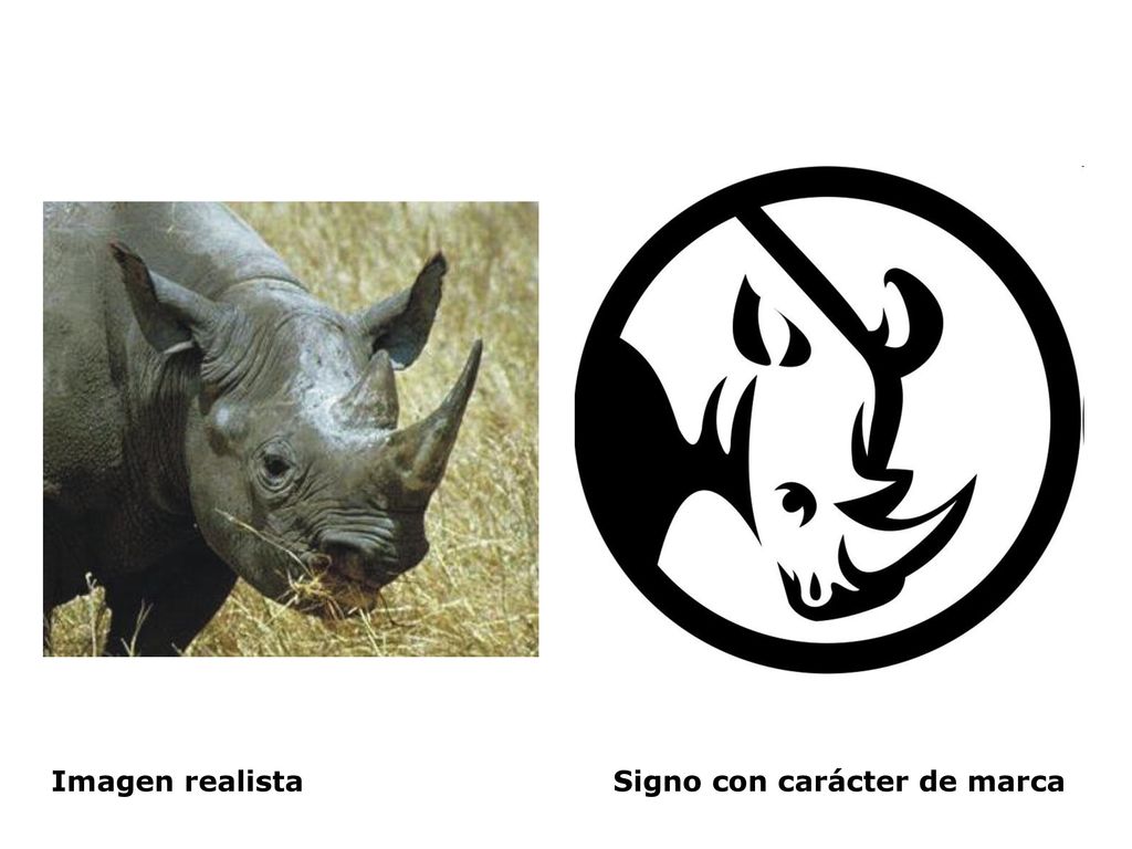 Imagen realista Signo con carácter de marca