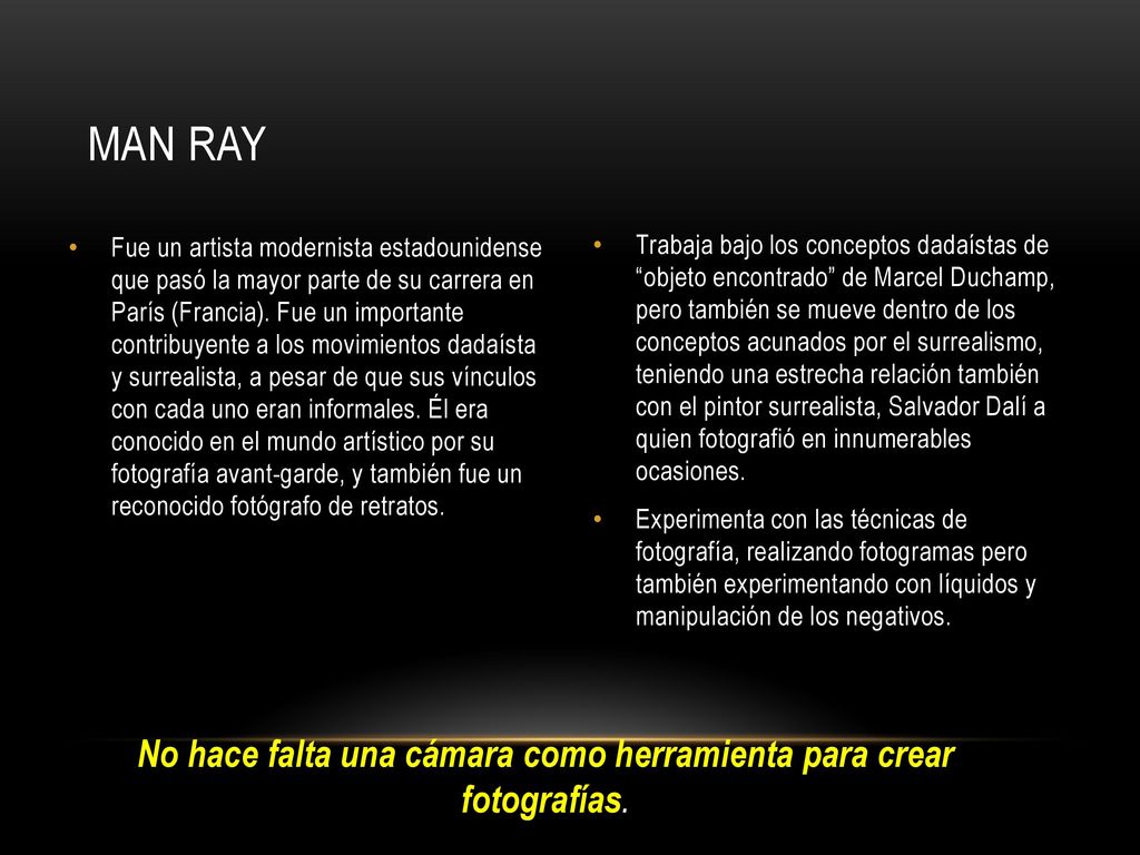 No hace falta una cámara como herramienta para crear fotografías.