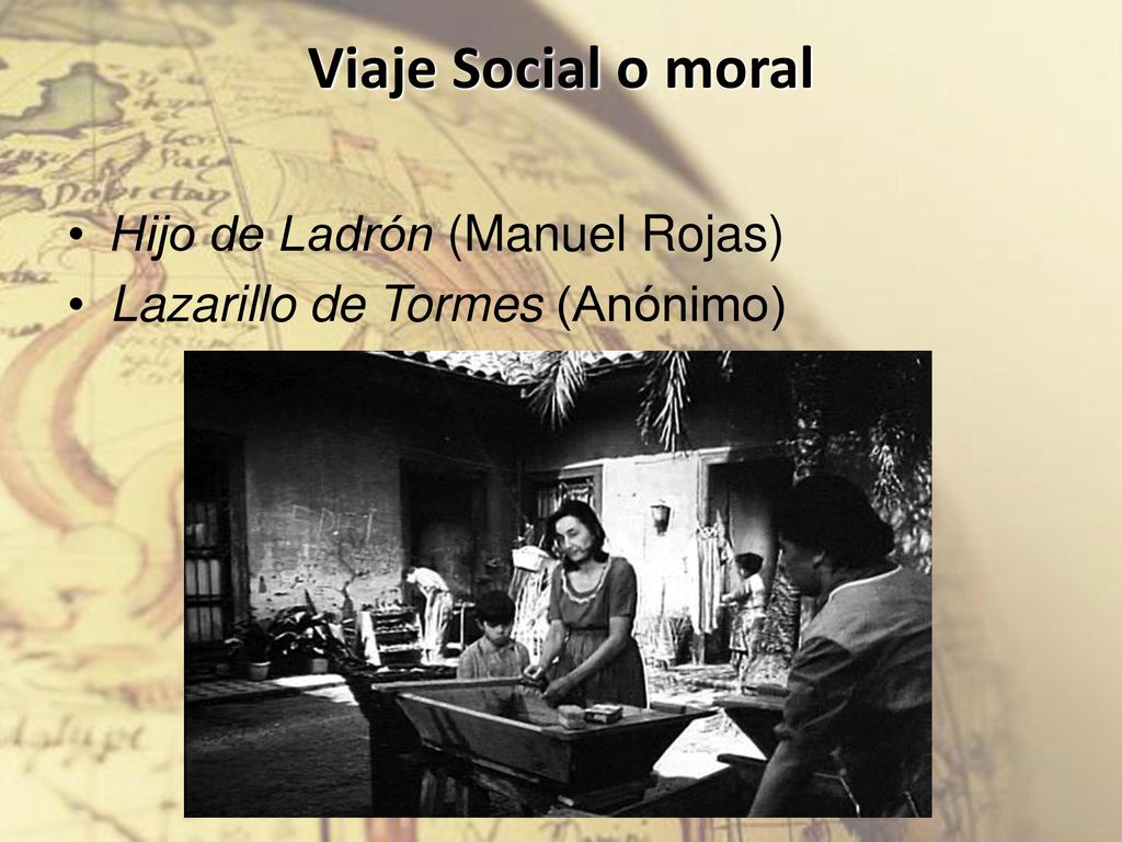 Viaje Social o moral Hijo de Ladrón (Manuel Rojas)