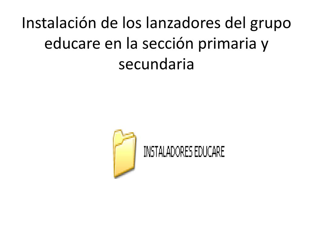 Instalación de los lanzadores del grupo educare en la sección primaria y secundaria