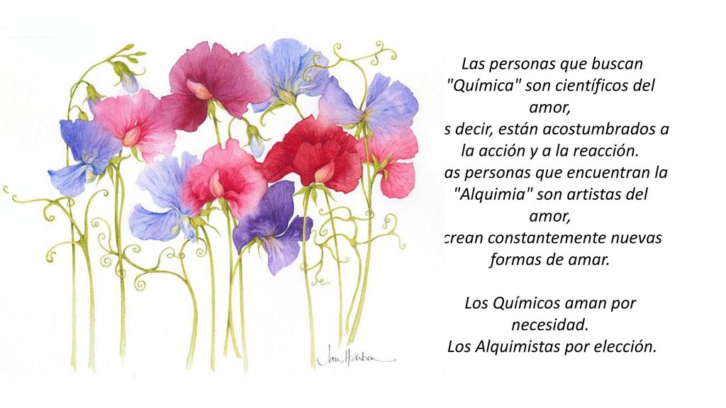 Las personas que buscan Química son científicos del amor,