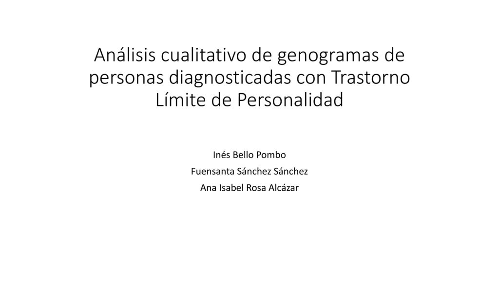 Inés Bello Pombo Fuensanta Sánchez Sánchez Ana Isabel Rosa Alcázar
