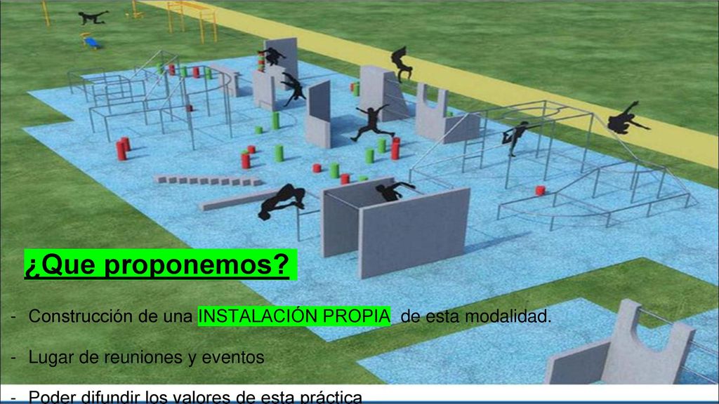 ¿Que proponemos Construcción de una INSTALACIÓN PROPIA de esta modalidad. Lugar de reuniones y eventos.