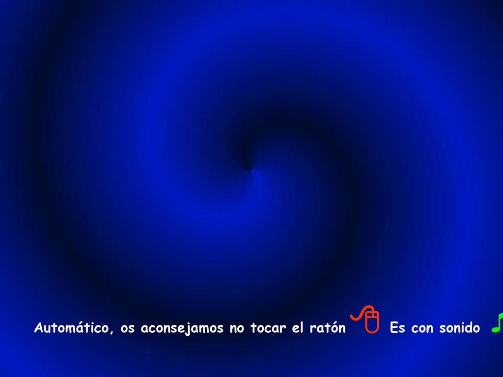 Automático, os aconsejamos no tocar el ratón 8 Es con sonido ¯