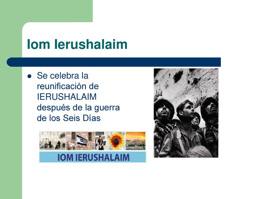 Iom Ierushalaim Se celebra la reunificación de IERUSHALAIM después de la guerra de los Seis Días