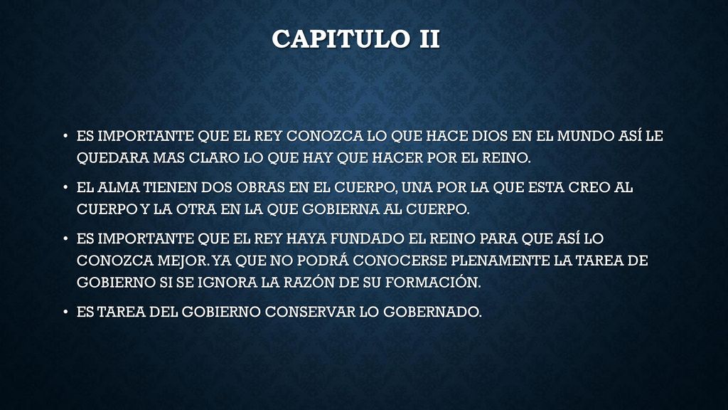 CAPITULO II ES IMPORTANTE QUE EL REY CONOZCA LO QUE HACE DIOS EN EL MUNDO ASÍ LE QUEDARA MAS CLARO LO QUE HAY QUE HACER POR EL REINO.
