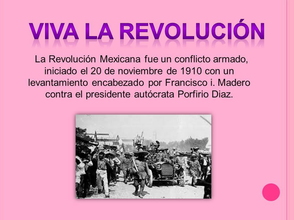 Viva la revolución