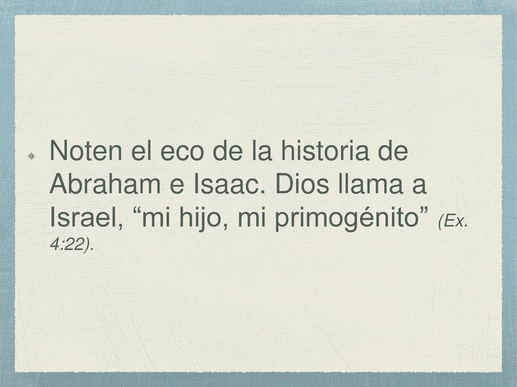 Noten el eco de la historia de Abraham e Isaac