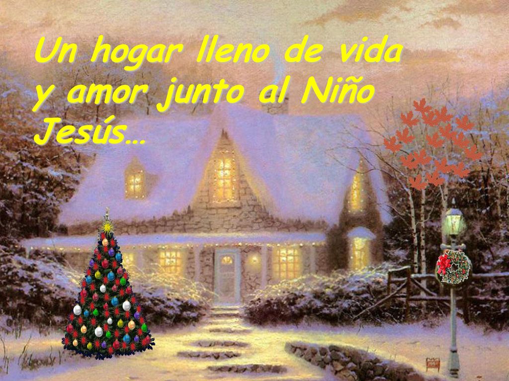 Un hogar lleno de vida y amor junto al Niño