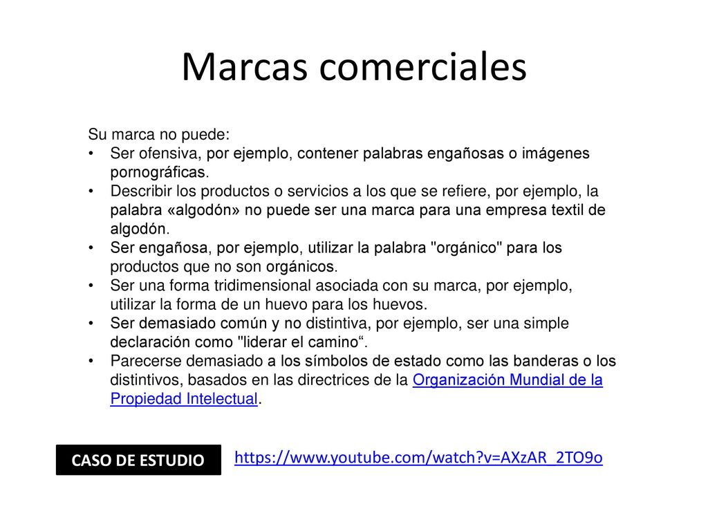 Marcas comerciales   v=AXzAR_2TO9o