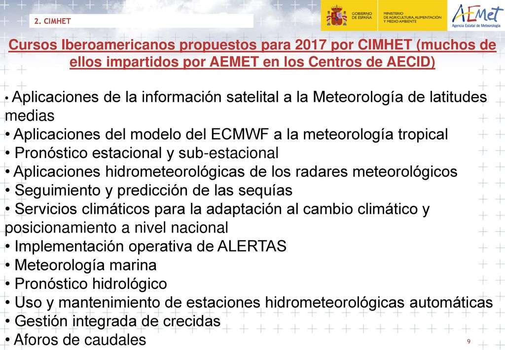 Aplicaciones del modelo del ECMWF a la meteorología tropical