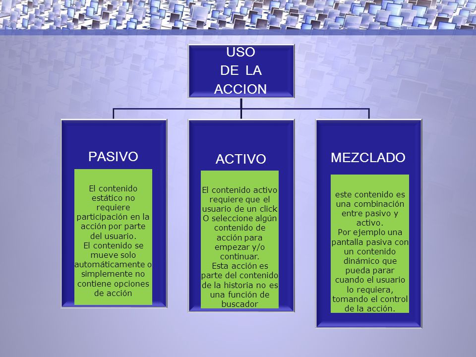 El contenido activo requiere que el usuario de un click