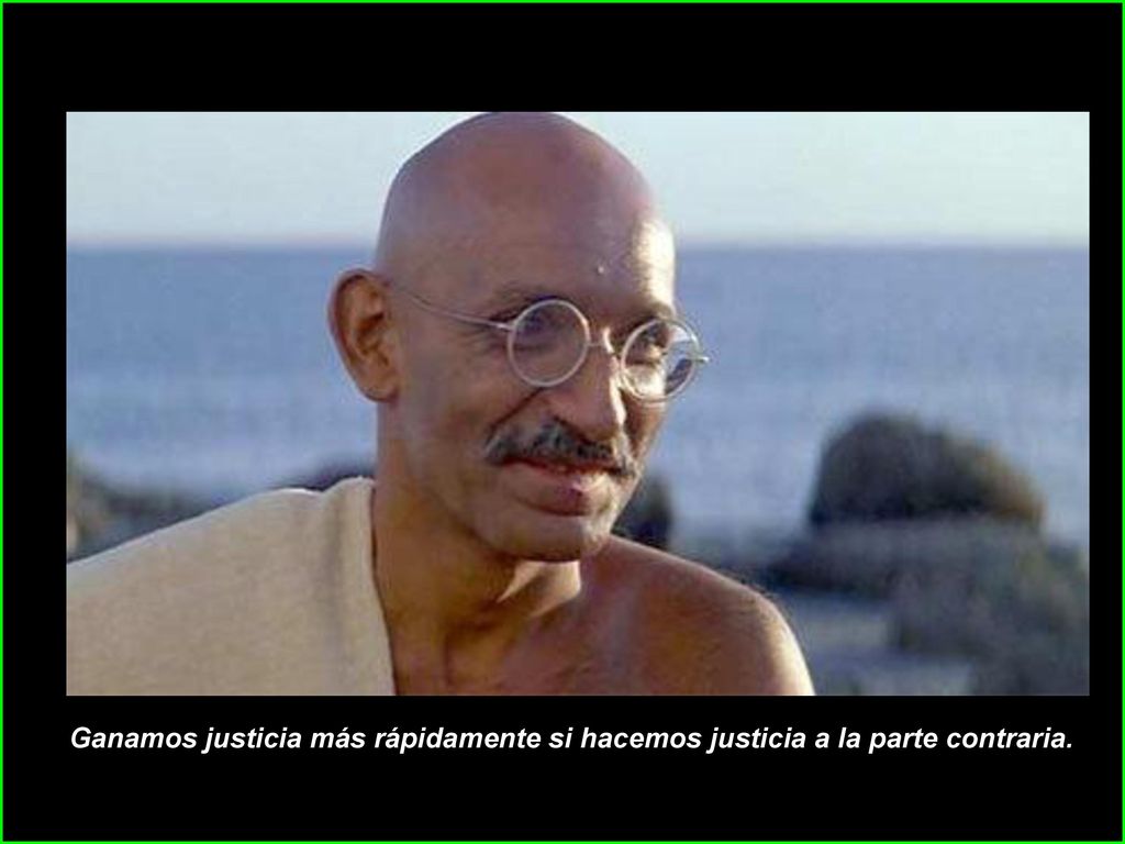 Ganamos justicia más rápidamente si hacemos justicia a la parte contraria.