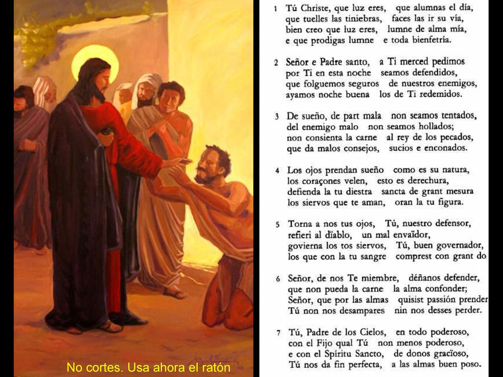 No cortes. Usa ahora el ratón