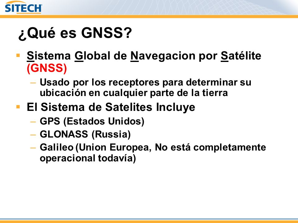 ¿Qué es GNSS Sistema Global de Navegacion por Satélite (GNSS)