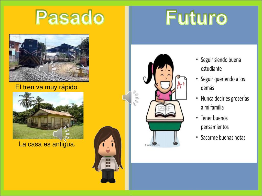 Pasado Futuro. El tren va muy rápido. ¿Qué pasa aquí El pasado y futuro del distrito de Río Segundo.