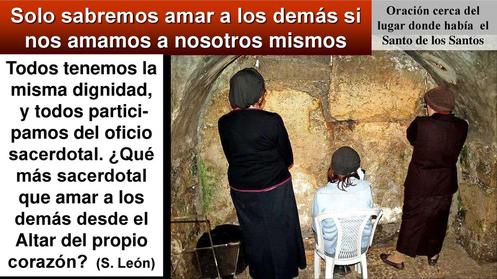 Solo sabremos amar a los demás si nos amamos a nosotros mismos