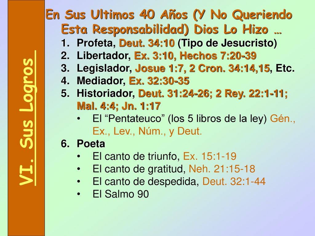 En Sus Ultimos 40 Años (Y No Queriendo Esta Responsabilidad) Dios Lo Hizo …
