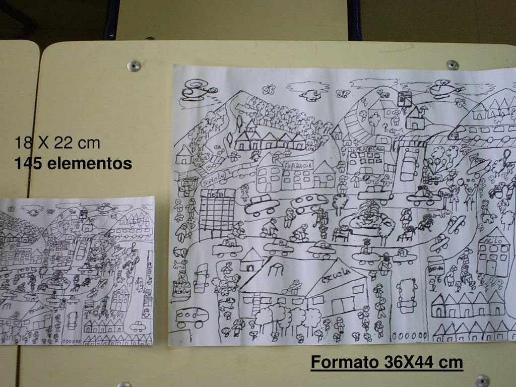 18 X 22 cm 145 elementos Formato 36X44 cm