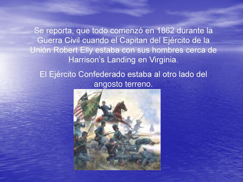El Ejército Confederado estaba al otro lado del angosto terreno.