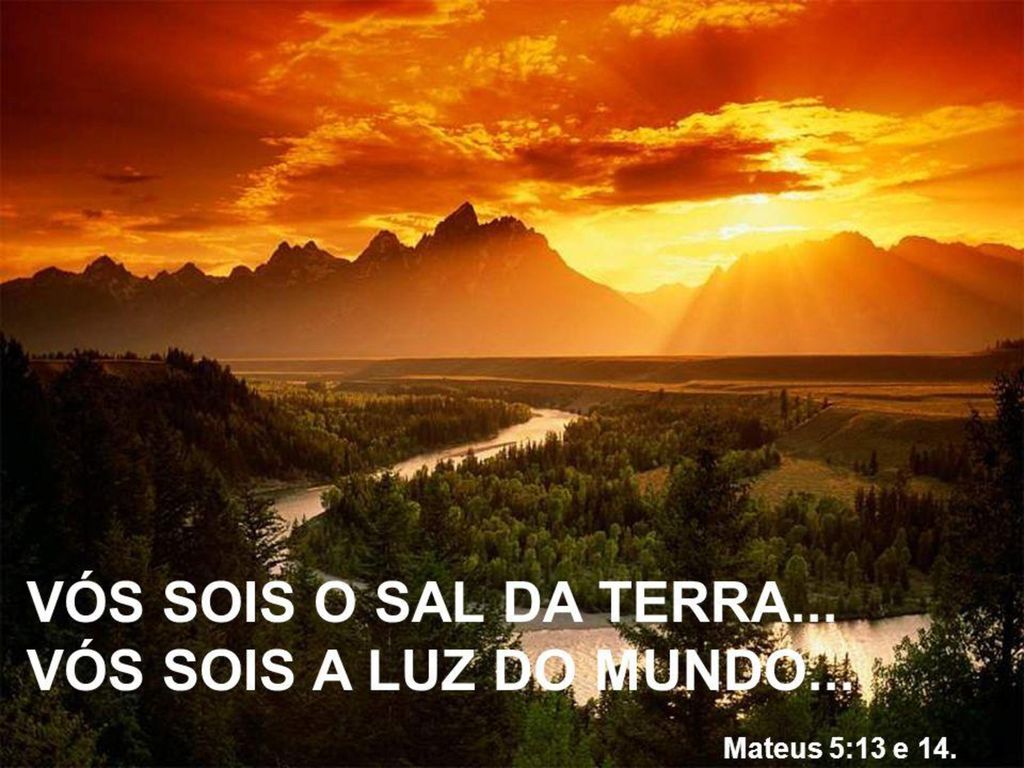 VOSTROS SOIS LA SAL DE LA TIERRA, VOSOTROS SOIS LA LUZ DEL MUNDO