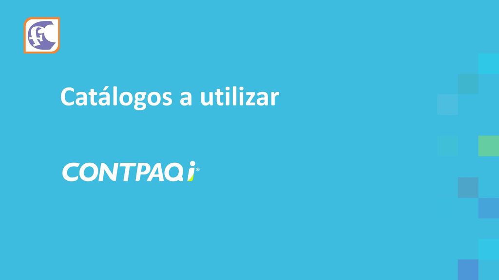 Catálogos a utilizar