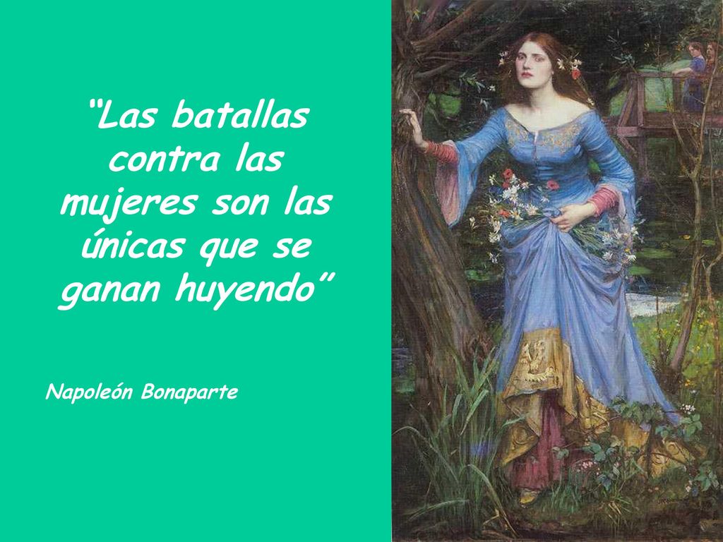 Las batallas contra las mujeres son las únicas que se ganan huyendo