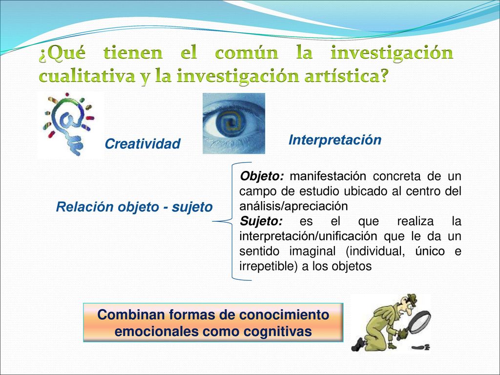 ¿Qué tienen el común la investigación cualitativa y la investigación artística