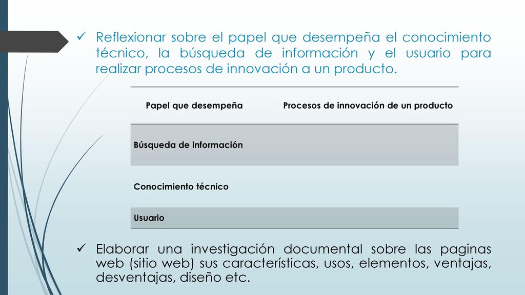 Procesos de innovación de un producto