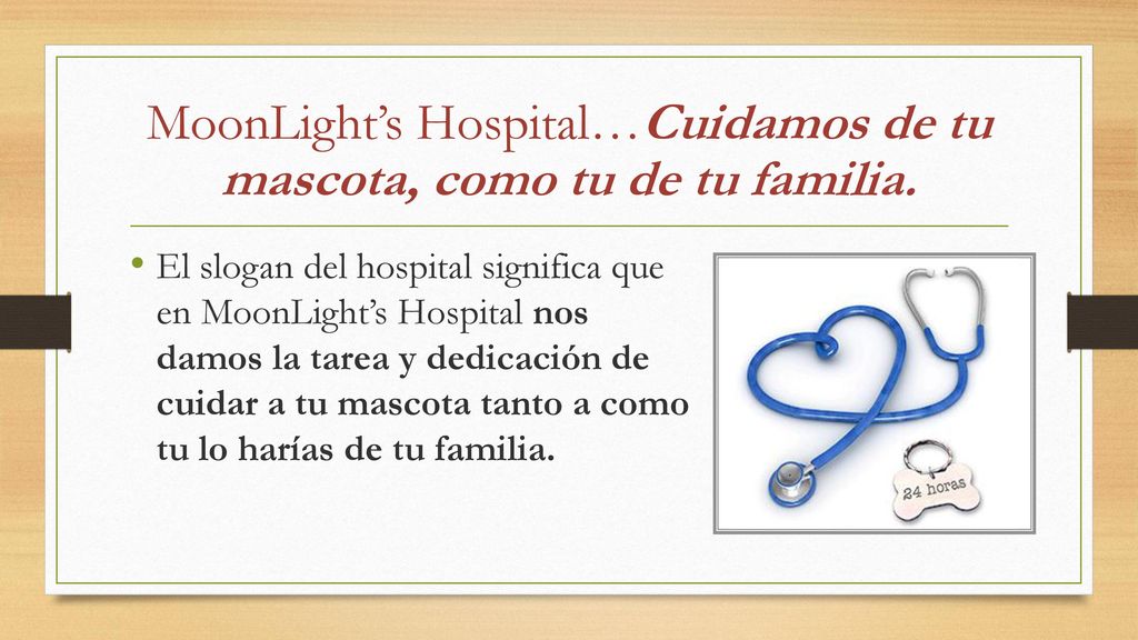 MoonLight’s Hospital…Cuidamos de tu mascota, como tu de tu familia.