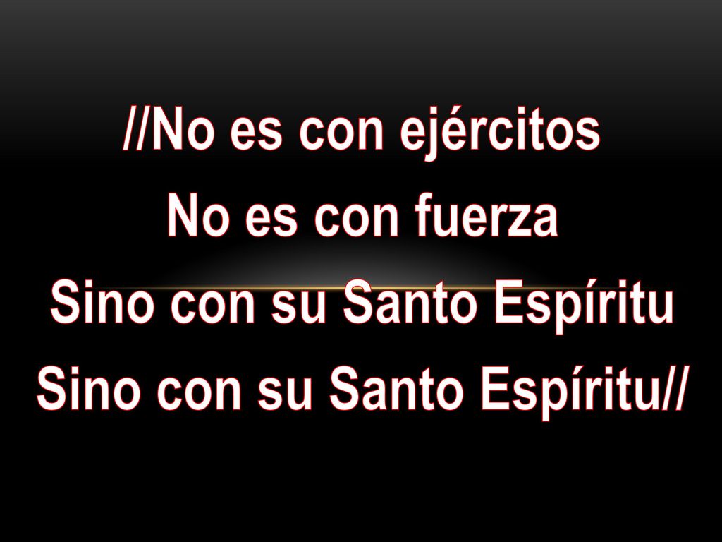 Sino con su Santo Espíritu Sino con su Santo Espíritu//