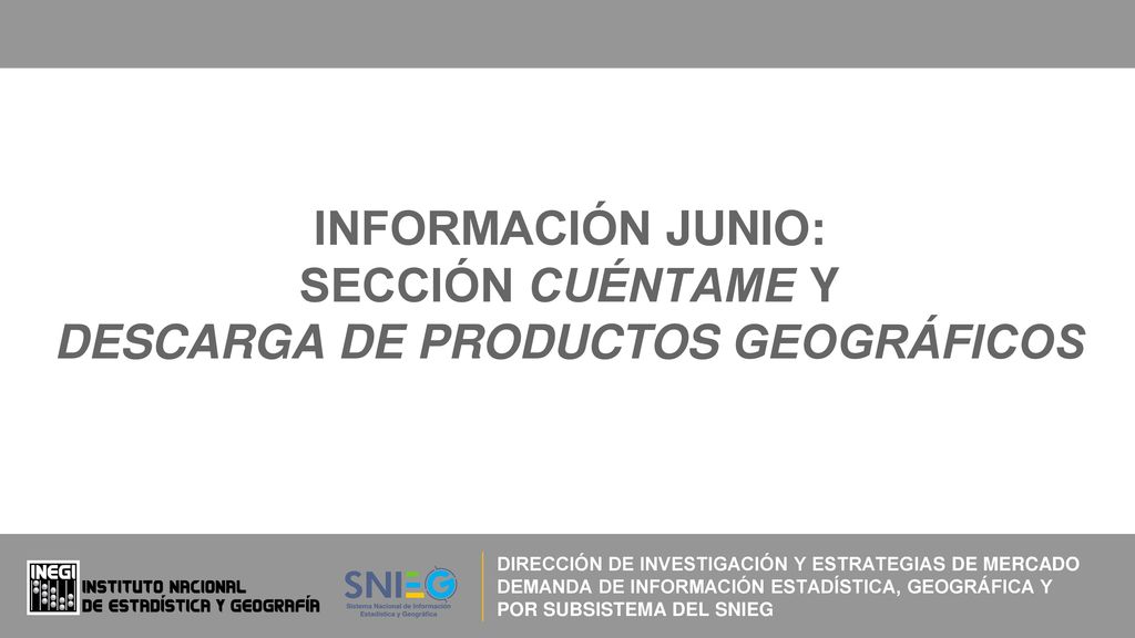 DESCARGA DE PRODUCTOS GEOGRÁFICOS