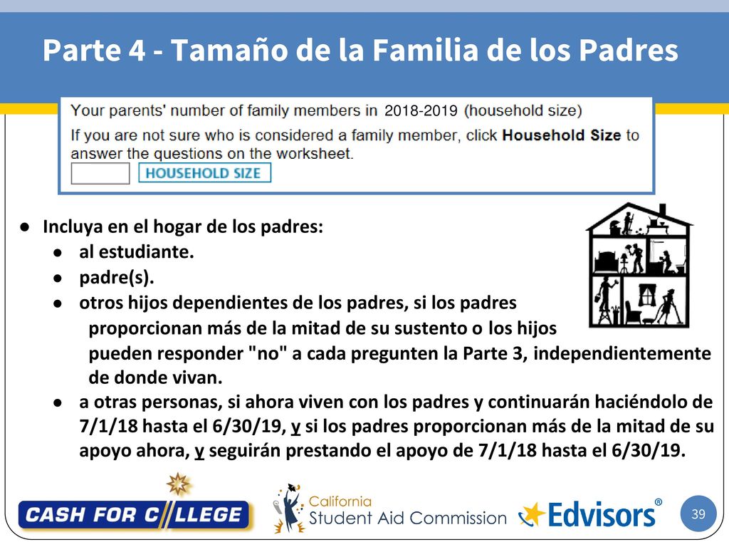 Parte 4 - Tamaño de la Familia de los Padres