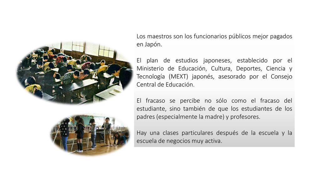 Los maestros son los funcionarios públicos mejor pagados en Japón.