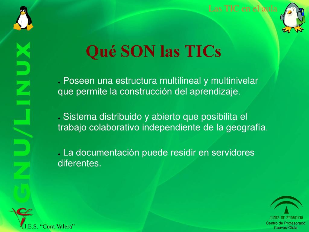 Qué SON las TICs Las TIC en el aula 3