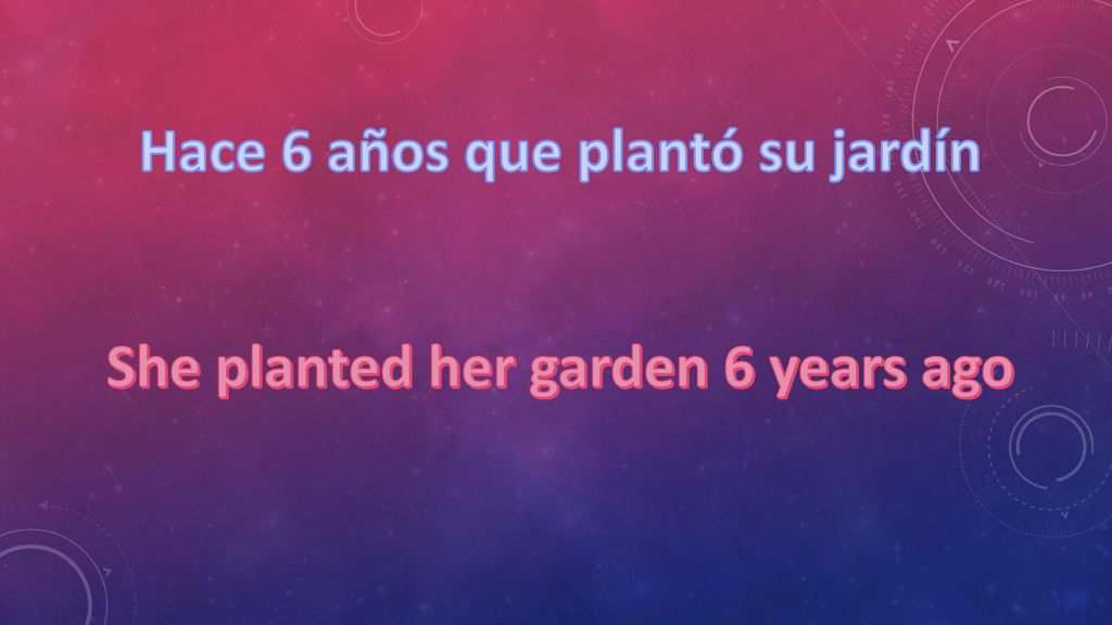 Hace 6 años que plantó su jardín She planted her garden 6 years ago