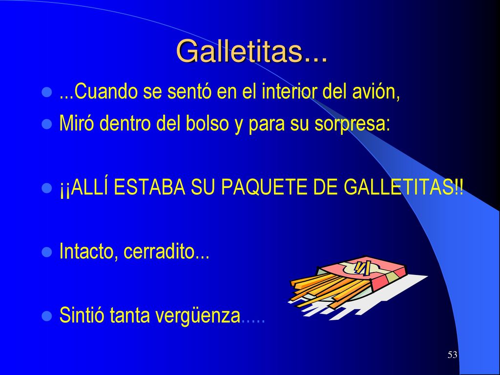 Galletitas Cuando se sentó en el interior del avión,