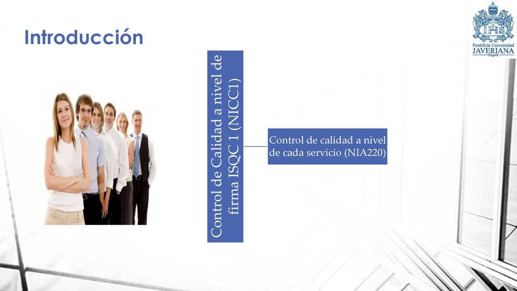 Introducción Control de Calidad a nivel de firma ISQC 1 (NICC1)