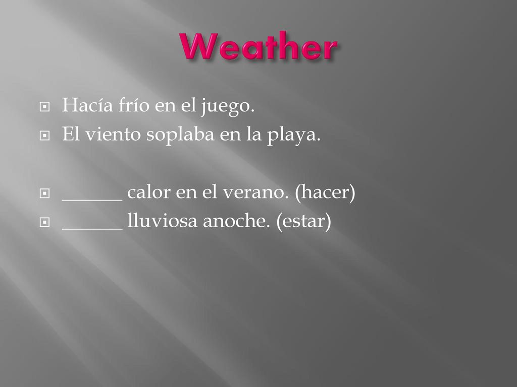 Weather Hacía frío en el juego. El viento soplaba en la playa.
